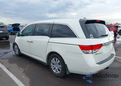 2016 Honda Odyssey Ex-L z USA, uszkodzony, nr VIN 5FNRL5H69GB065462